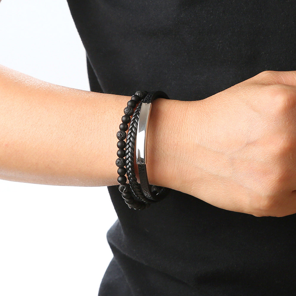 Engravable Bracelets for gentlemen!