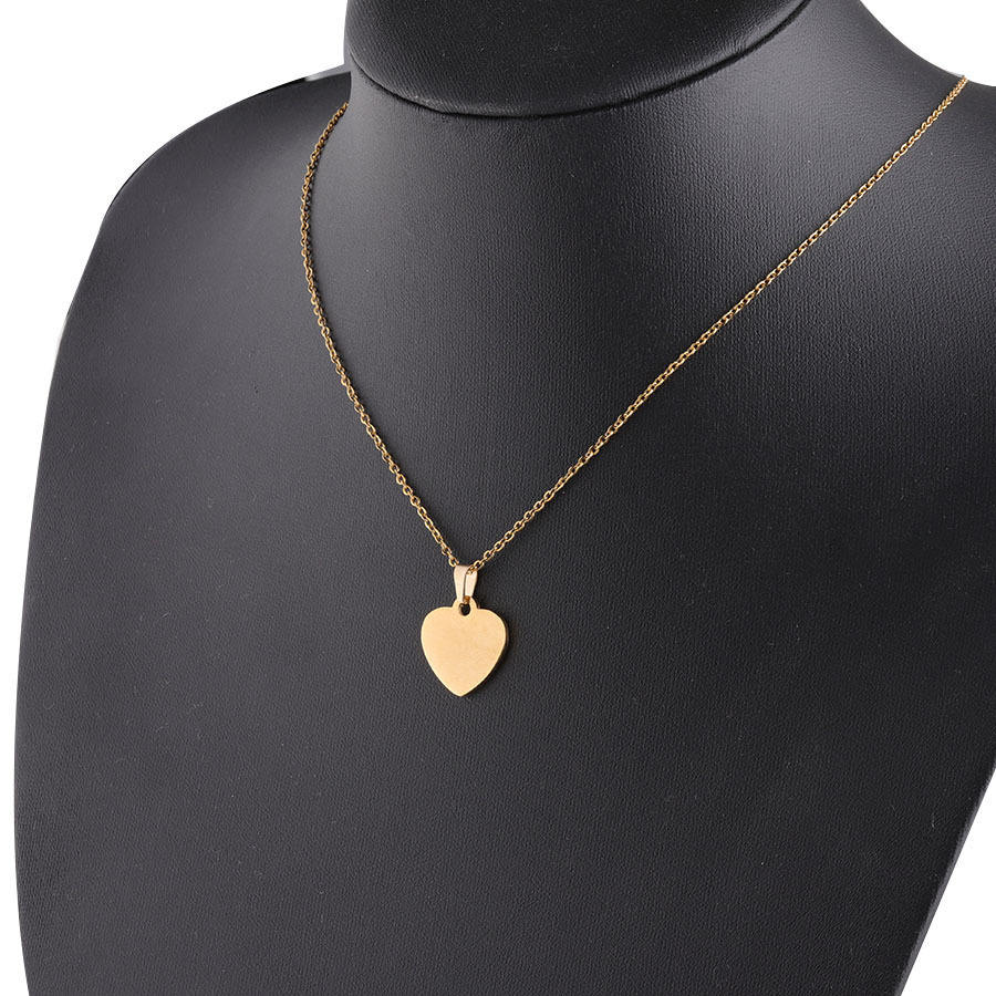 Personalized Heart Necklace – Custom Initials Pendant (Gold & Silver) | Lazino Jewelry