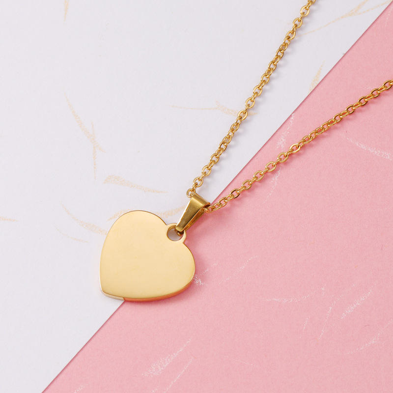 Personalized Heart Necklace – Custom Initials Pendant (Gold & Silver) | Lazino Jewelry