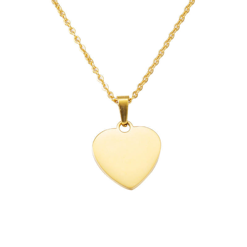 Personalized Heart Necklace – Custom Initials Pendant (Gold & Silver) | Lazino Jewelry